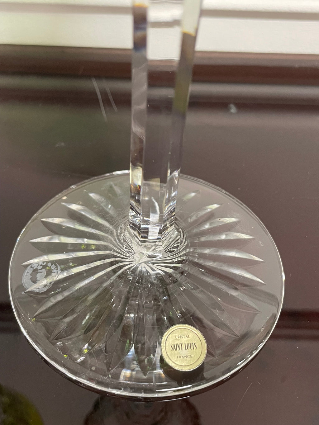 6 VERRES ROEMERS EN CRISTAL DE COULEUR SAINT LOUIS MODÈLE TOMMY H: 19,6