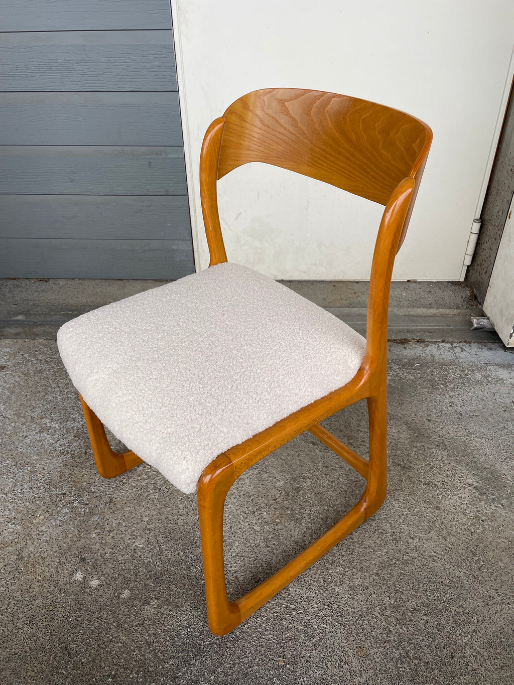 Set de 4 chaises Baumann Modèle Traîneau Luge