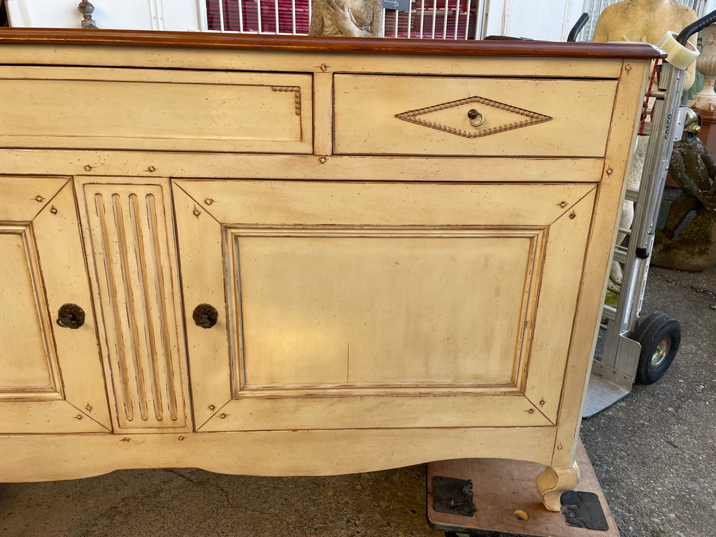 Buffet Tiffany en merisier style louis xv louis xvi bois patiné