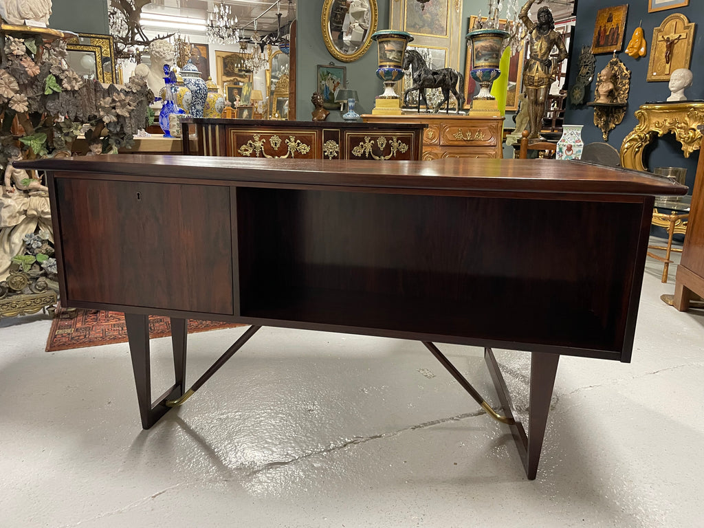 Bureau Boomerang par Peter Lovig Nielsen en Palissandre Danemark circa 1971